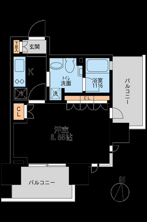 アーデン清澄白河の間取り