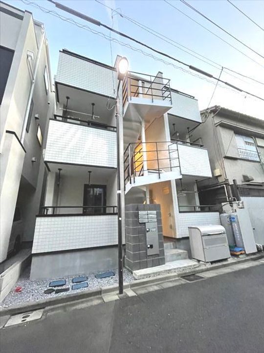 東京都墨田区八広4丁目の賃貸アパートの外観