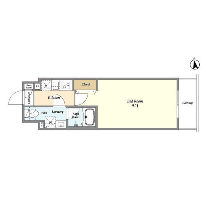アルファコート東あずまの間取り