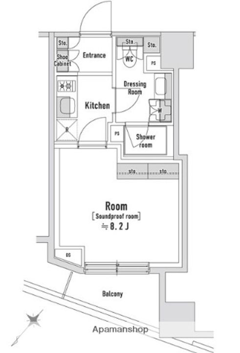 TRACK八丁堀の間取り