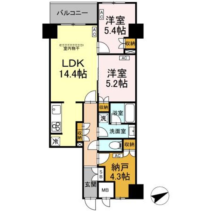 サンジョイアゼロの間取り