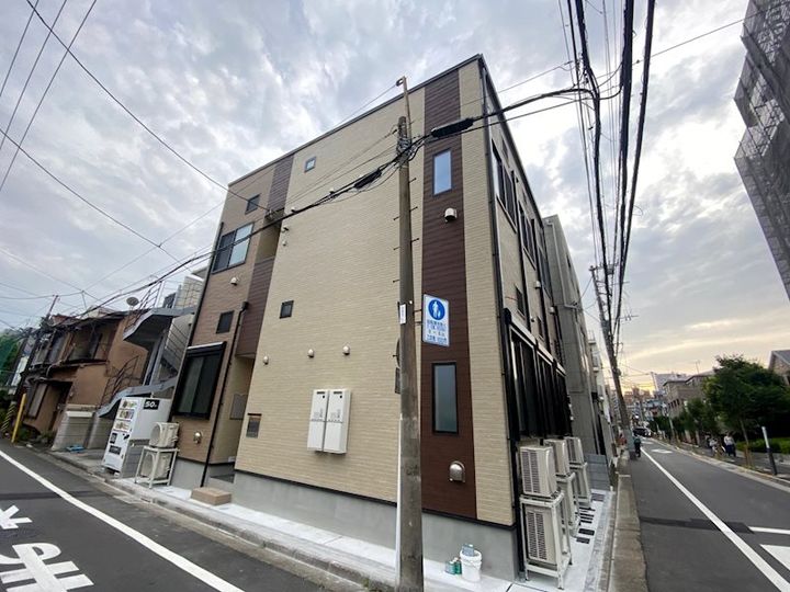 東京都江戸川区平井4丁目の賃貸アパートの外観