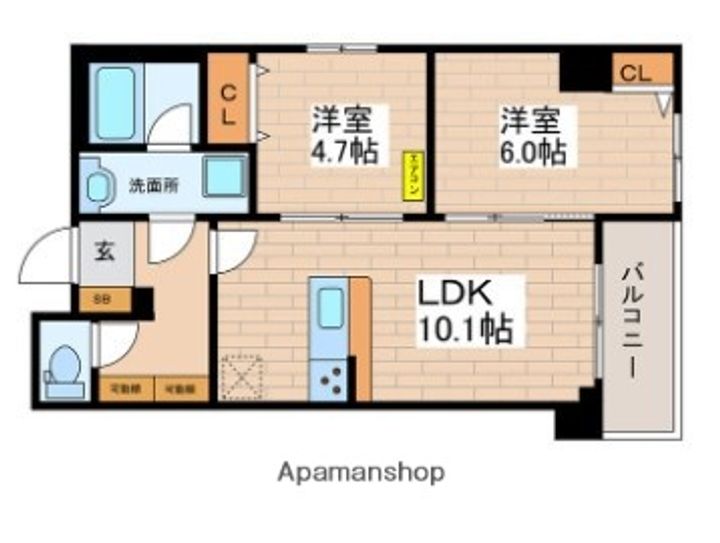 ORESの間取り