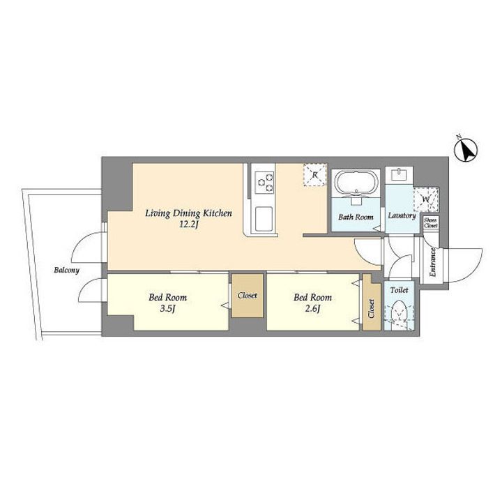 アルファコート曳舟2の間取り