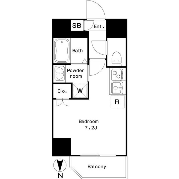 ラクラス中延の間取り
