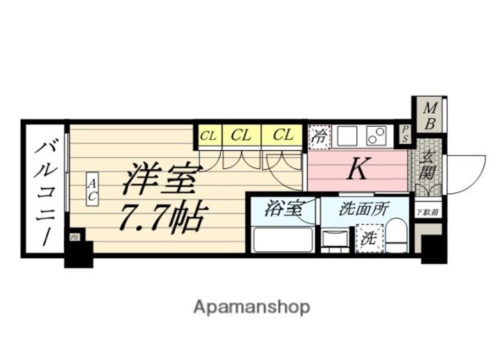 AXAS西馬込アジールコートの間取り
