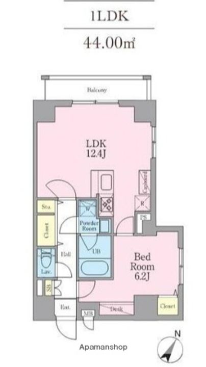 グランレスト文京茗荷谷の間取り