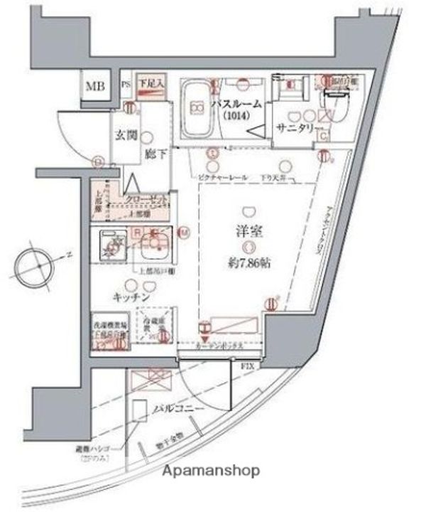 クレヴィスタ武蔵小山の間取り