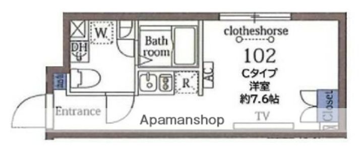 アヴァンタージュ蒲田の間取り