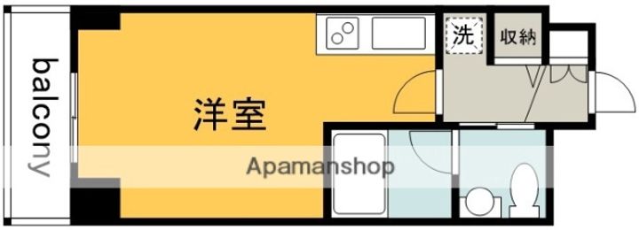 東京都調布市国領町4丁目の賃貸マンションの間取り