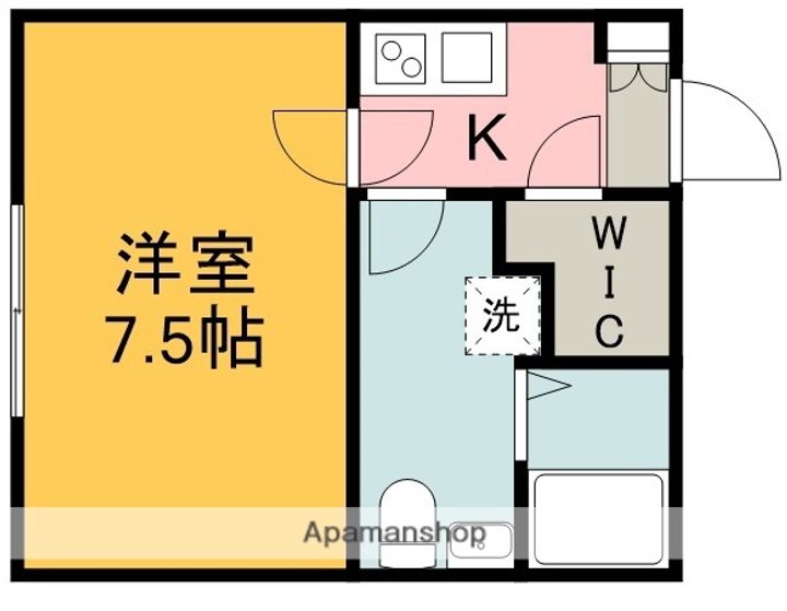 東京都世田谷区北烏山6丁目の賃貸マンションの間取り