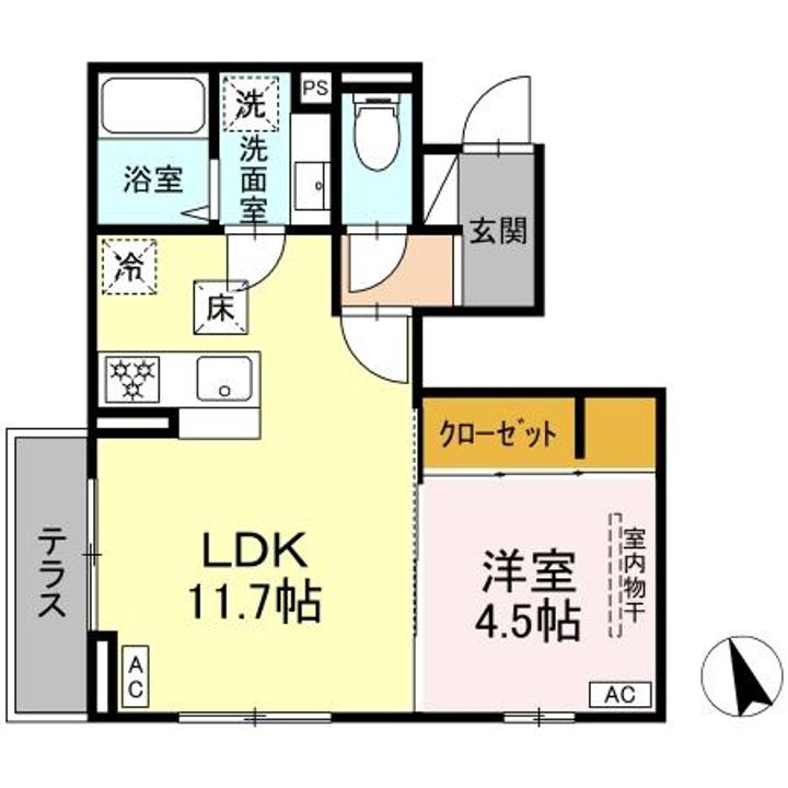ASSETーCOURT調布ヶ丘の間取り