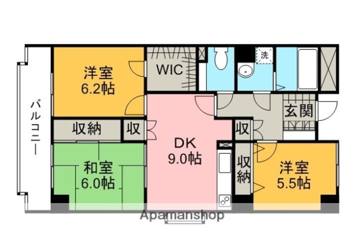 ルミエール市ヶ尾の間取り