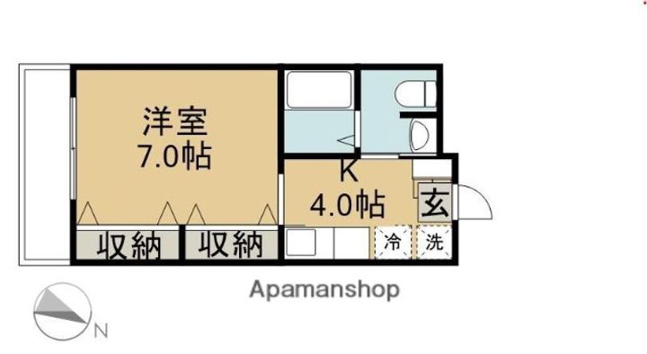 ラピスもえぎ野の間取り
