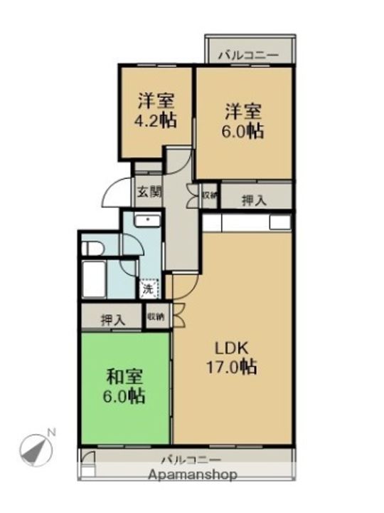 榎ヶ丘社宅の間取り