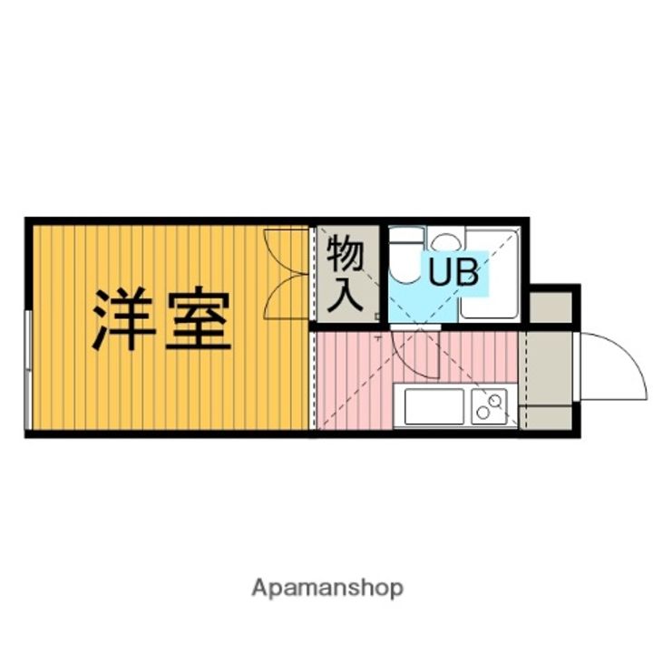 エトス北里101の間取り