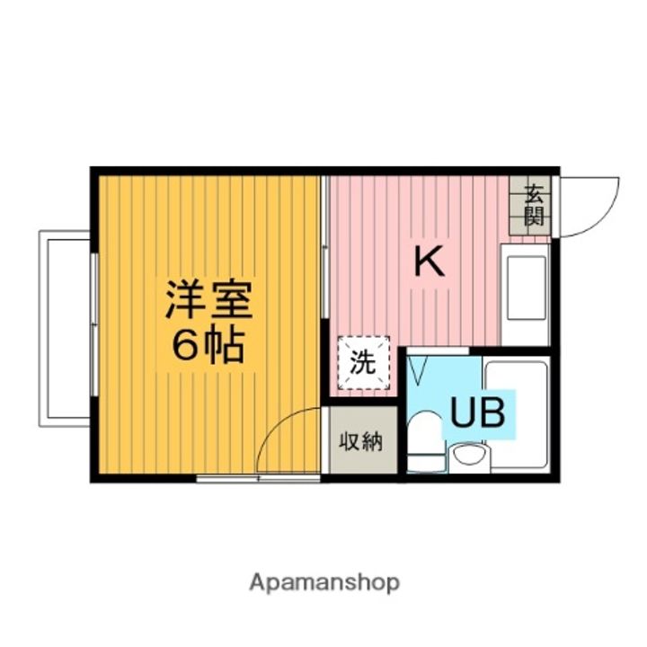 ハイツALBA2-Bの間取り