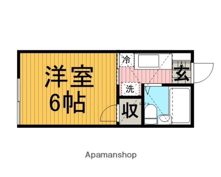 アリスコーポ町田B106の間取り