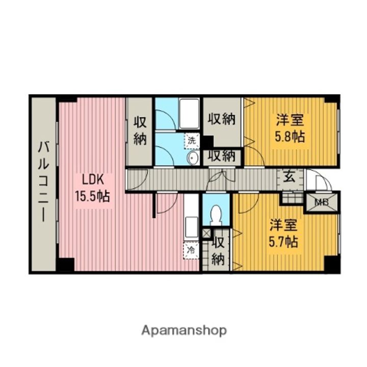 ピオニーⅢの間取り