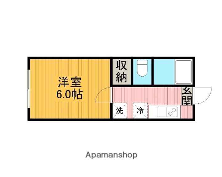 神奈川県相模原市南区相模台2丁目の賃貸アパート1011の間取り