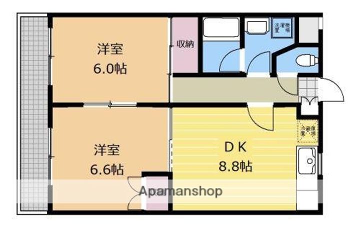 チェリーヒルズNO.34Bの間取り