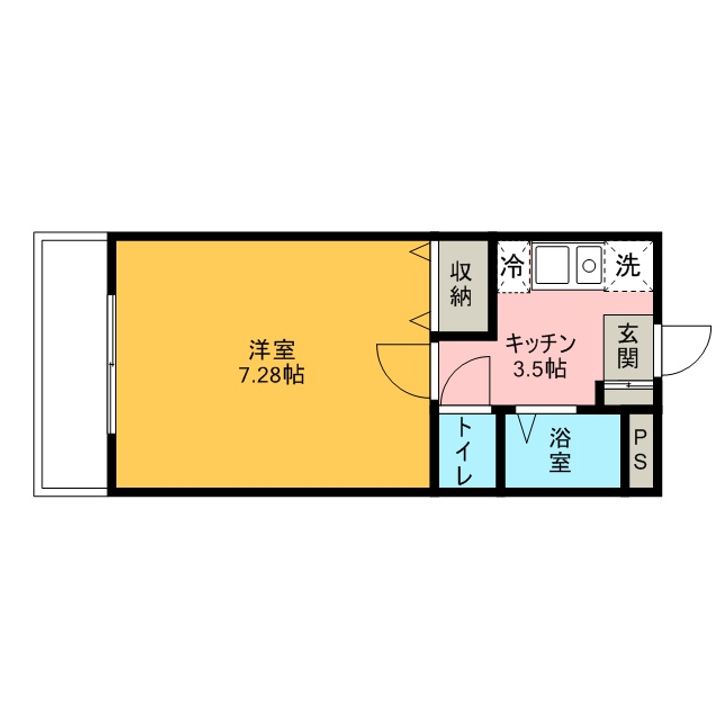 リブェール ハイムの間取り