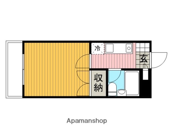 神奈川県相模原市南区相南4丁目の賃貸マンションの間取り