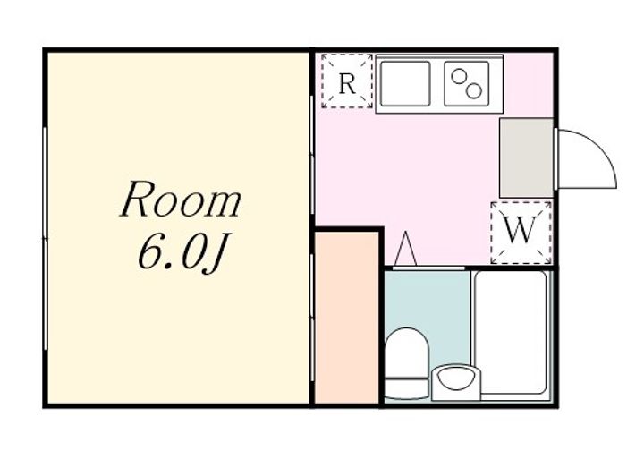 リリーズハウス相模大野102の間取り