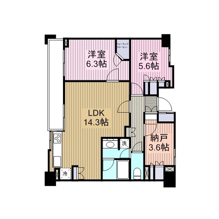 KDXレジデンス町田の間取り