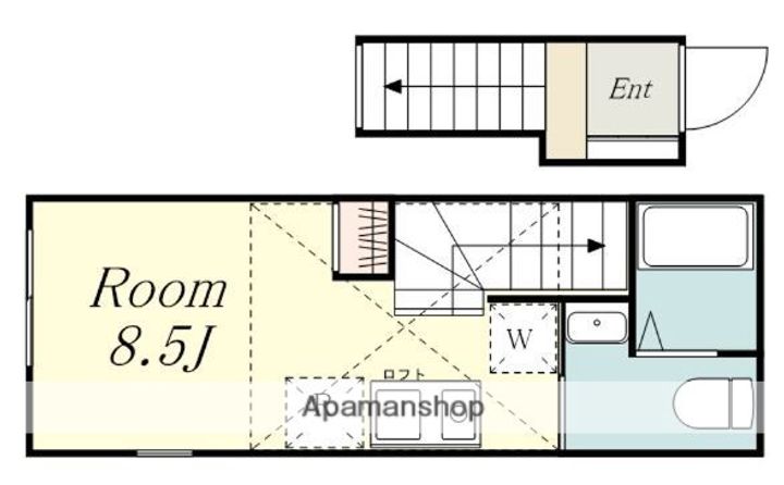 シャテーニュ東林間の間取り