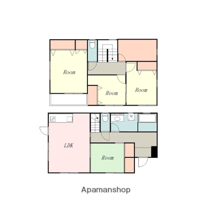 神奈川県相模原市南区若松5丁目(一戸建)の賃貸物件戸建ての間取り