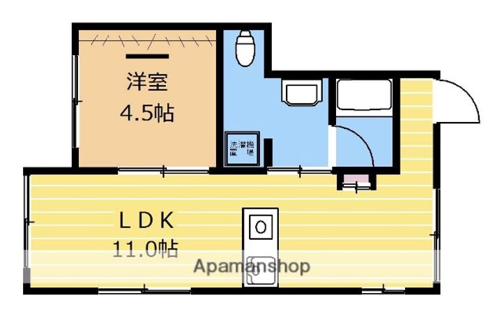 横山ハイツ101の間取り