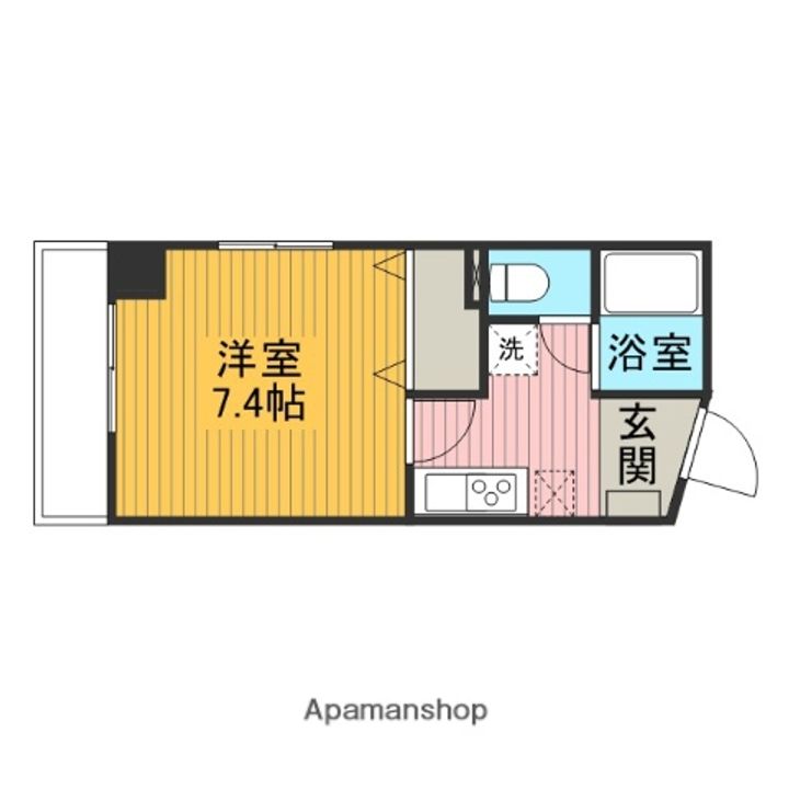 神奈川県相模原市緑区橋本6丁目の賃貸マンションの間取り