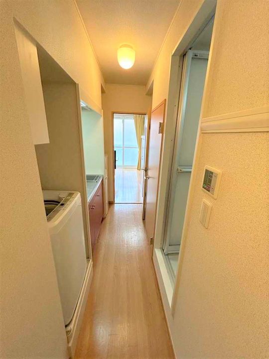 レオパレス鹿沼台LA1の玄関