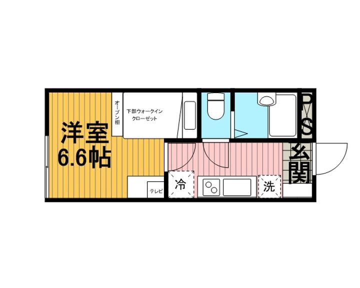 レオパレスカナの間取り