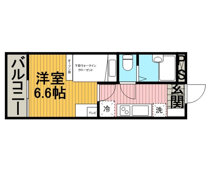 レオパレスカナの間取り