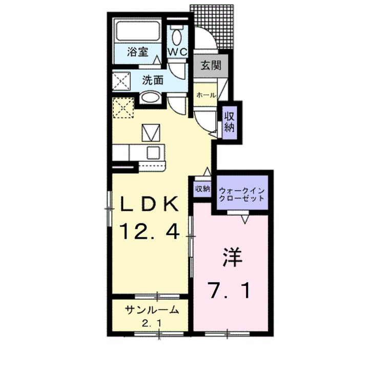 レゾンスの間取り