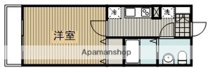 神奈川県相模原市中央区共和1丁目の賃貸アパートの間取り