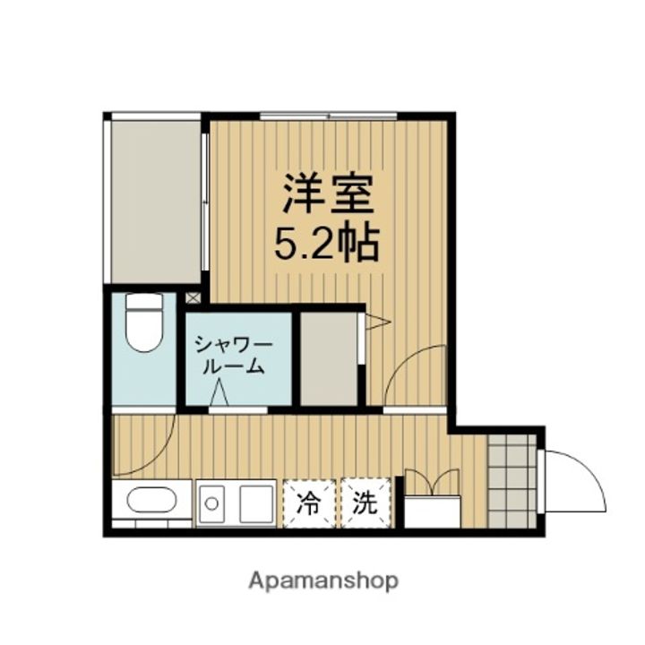 神奈川県相模原市中央区富士見4丁目の賃貸アパートの間取り