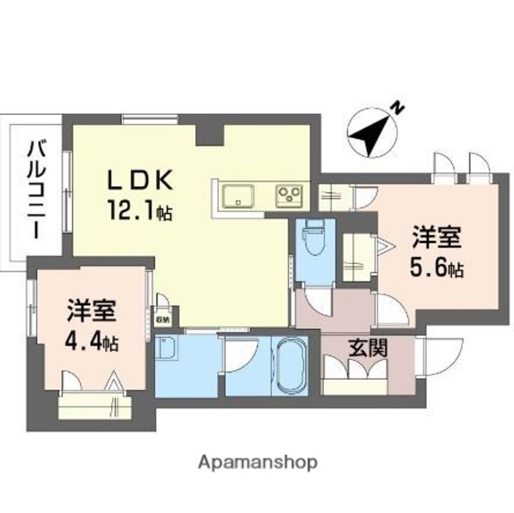 ラフィーネの間取り