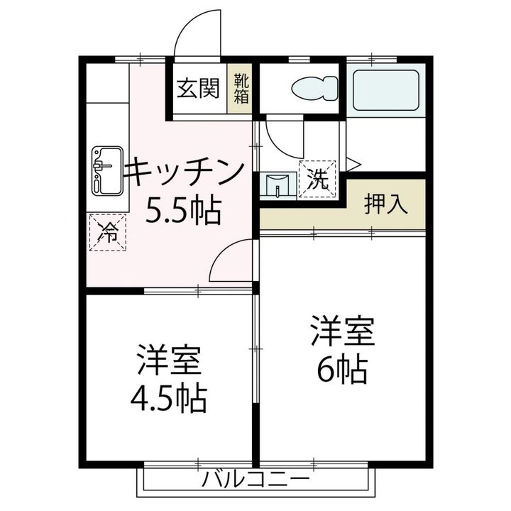 サンシティ5203号室の間取り