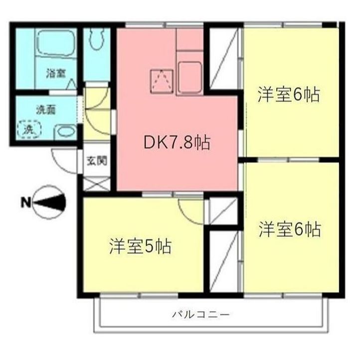ブルードエルMの間取り
