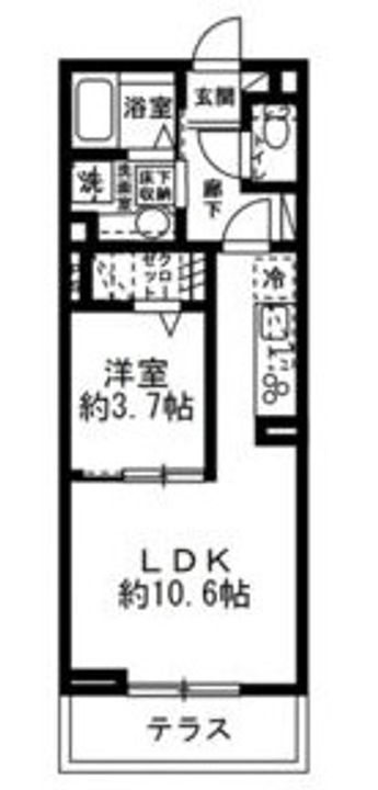 グラーティア相模原の間取り