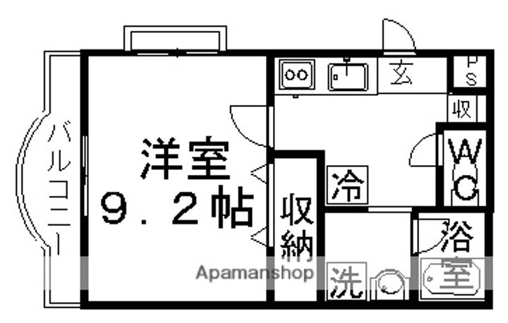 神奈川県相模原市中央区上溝3丁目の賃貸マンションの間取り