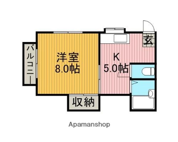 サンハイツ宮川101の間取り