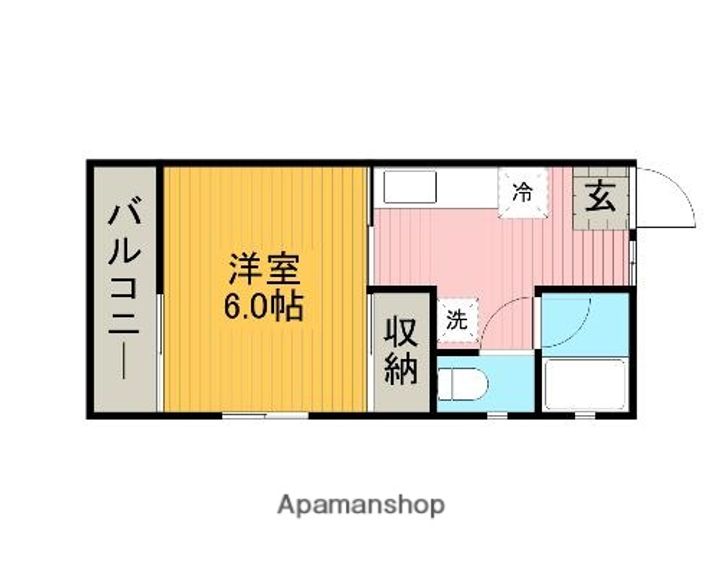サンハイツ宮川203の間取り