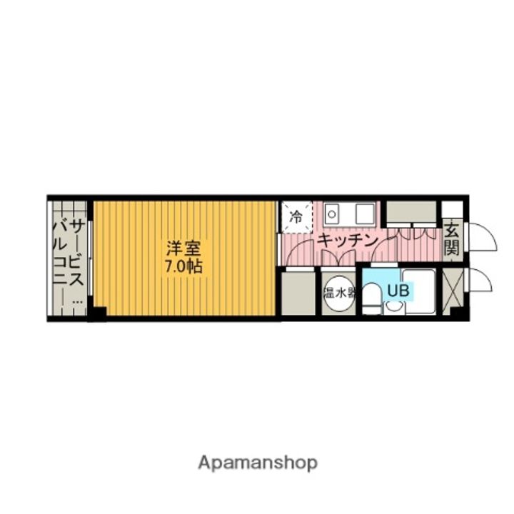 メゾンさがみ101の間取り