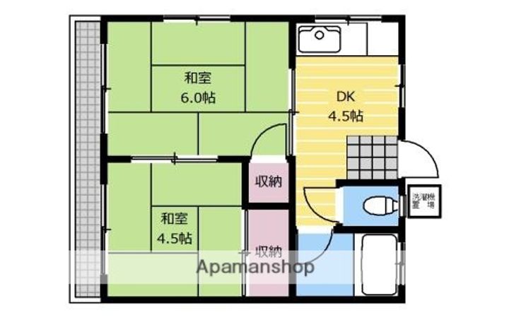 和幸ハイツ201の間取り