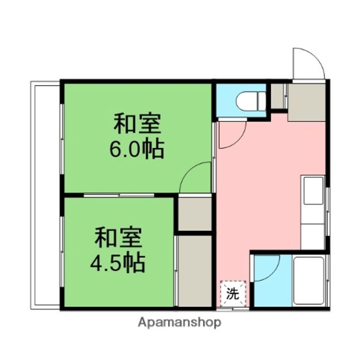 和幸ハイツ202の間取り