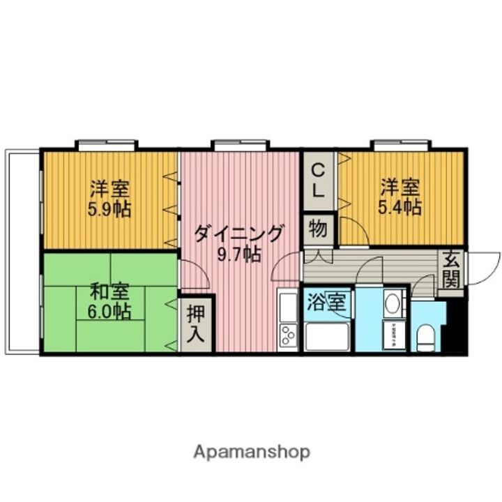 グランディールの間取り